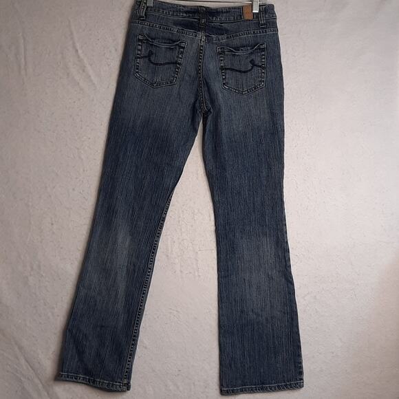 Maurices Taylor Boot Jeans Juniors 5 Womens 6 Blue Western Casual Everyday - Picture 6 of 11